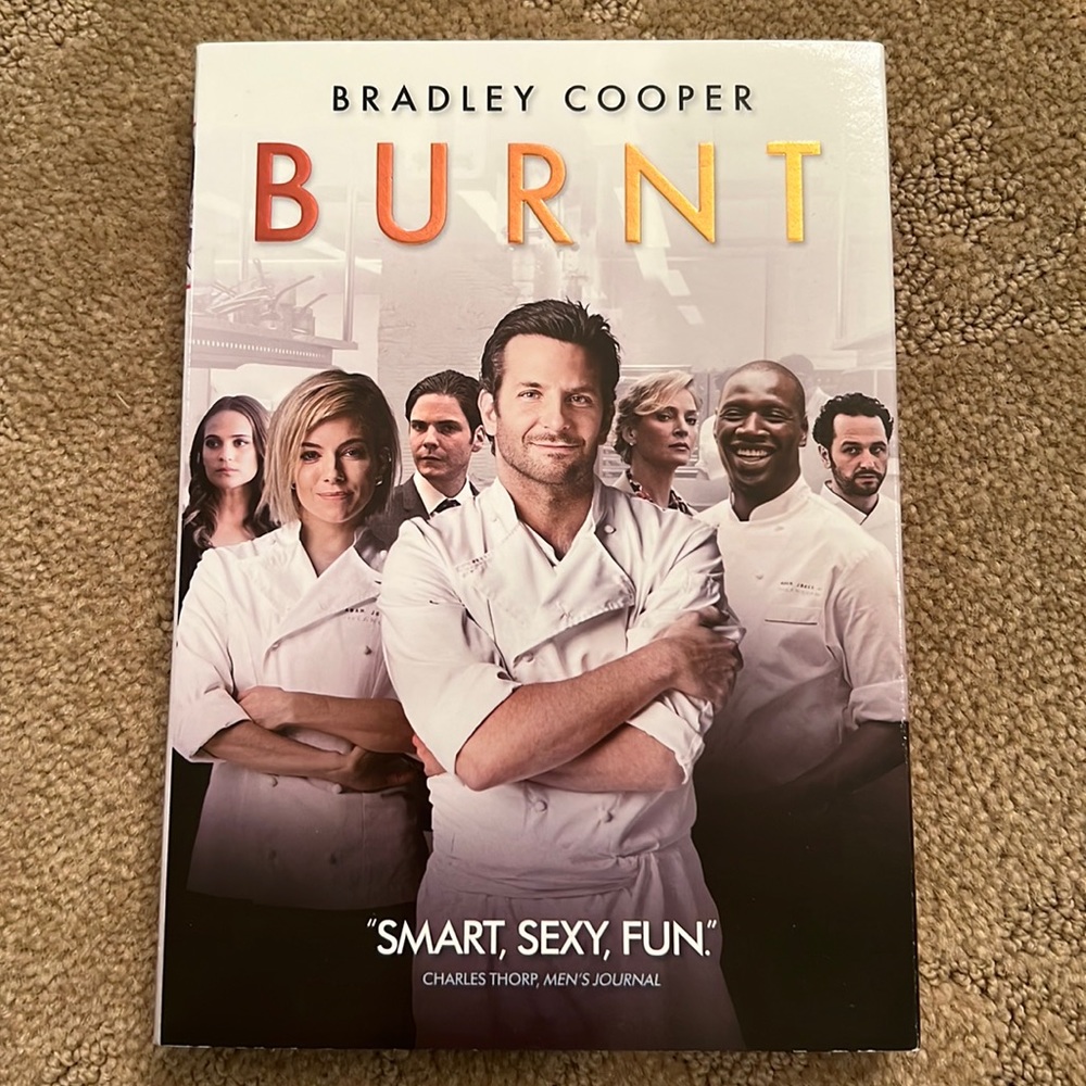 NIB Burnt DVD with Bradley Cooper